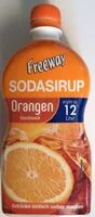 Mängden socker i Sodasirup Orange