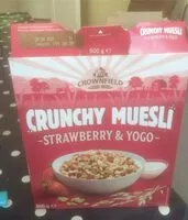 Mängden socker i Crunchy muesli - Strawberry & Yogo