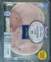 Mängden socker i Cooked Ham