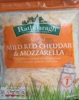 Mängden socker i Grated mild red cheddar & mozzarella