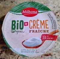 Mängden socker i Crème fraîche Bio Organics