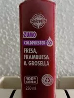 Mängden socker i Fresa, frambuesa & grosella