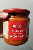 Mängden socker i Aceitunas Mojo Picon Baresa