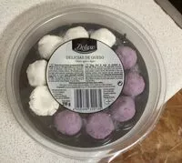 Mängden socker i Delicias de queso