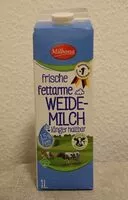 Mängden socker i Frische fettarme Weidemilch (1,5% Fett; länger haltbar)