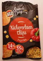 Mängden socker i Kichererbsen Chips Paprika