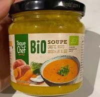 Mängden socker i Soupe carottes patates douces coco