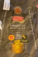 Mängden socker i Parmiggiano Reggiano DOP