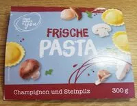 Mängden socker i Frische Pasta Champion und Steinpilz