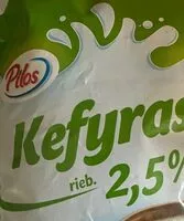 Mängden socker i Kefyras 2.5%
