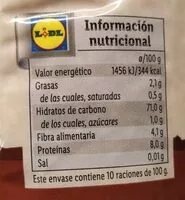 Mängden socker i Arroz integral