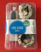 Mängden socker i Fish sushi snack