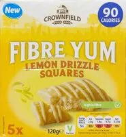 Mängden socker i Fibre Yum Lemon Drizzle Squares