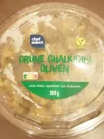 Mängden socker i Grüne Chalkidiki Oliven