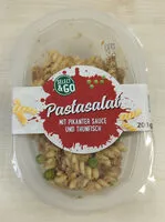 Mängden socker i Pastasalate mit pikanter Sauce und Thunfisch