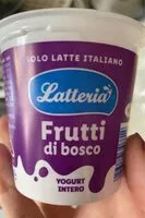 Mängden socker i yogurt intero frutti di bosco