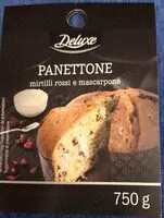 Mängden socker i Panettone mirtilli rossi e mascarpone