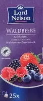 Mängden socker i Waldbeere Früchtetee