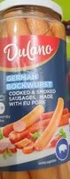 Mängden socker i German Bockwurst