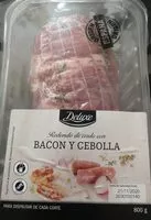 Mängden socker i Redondo de cerdo con bacon y cebolla