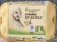 Mängden socker i Huevos gallinas criadas en duelo