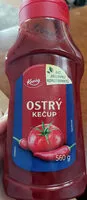 Mängden socker i Ostrý kečup