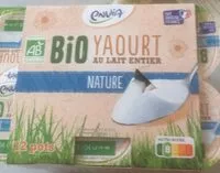 Mängden socker i Yaourt bio au lait entier