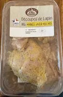 Mängden socker i Découpe de lapin marinées moutarde