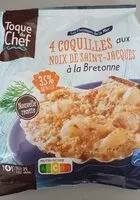 Mängden socker i 4 coquilles aux noix de saint-jacques à la bretonne
