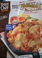 Mängden socker i Poulet basquaise - Riz cuisiné à la tomate