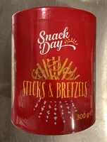 Mängden socker i Sticks et bretzels