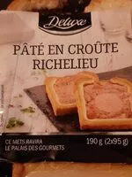 Mängden socker i Pâté en croûte Richelieu
