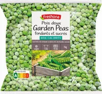 Mängden socker i Pois doux Garden Peas surgelés