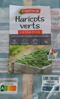 Mängden socker i Haricots verts extra-fins