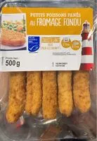 Mängden socker i Petits poissons panés au fromage fondu