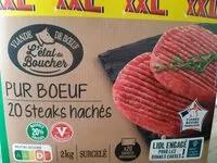Mängden socker i Steak haché  pur boeuf