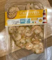 Mängden socker i Crevettes recette thyl et citron