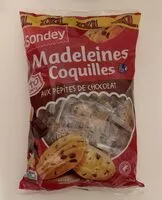 Mängden socker i Madeleine Coquilles