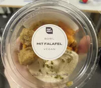 Mängden socker i Bowl mit Falafel Vegan