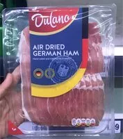 Mängden socker i Air dried german ham