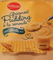 Mängden socker i Pudding à la semoule