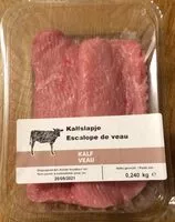 Mängden socker i Escalope de veau