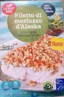 Mängden socker i Filetto di merluzzo d'Alaska