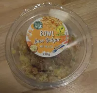 Mängden socker i Bowl Linse Bulgur mit Falafel