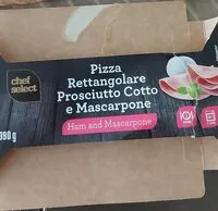 Mängden socker i Pizza ham mascarpone