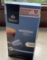 Mängden socker i Moderna Lungo coffee capsule