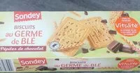 Mängden socker i Biscuit au germe de blé pépites de chocolat