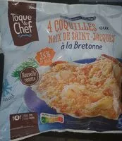 Mängden socker i 4 coquilles aux noix de Saint Jacques a la bretonne