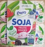 Mängden socker i Soja fruits rouges