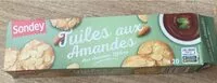 Mängden socker i Tuiles aux amandes